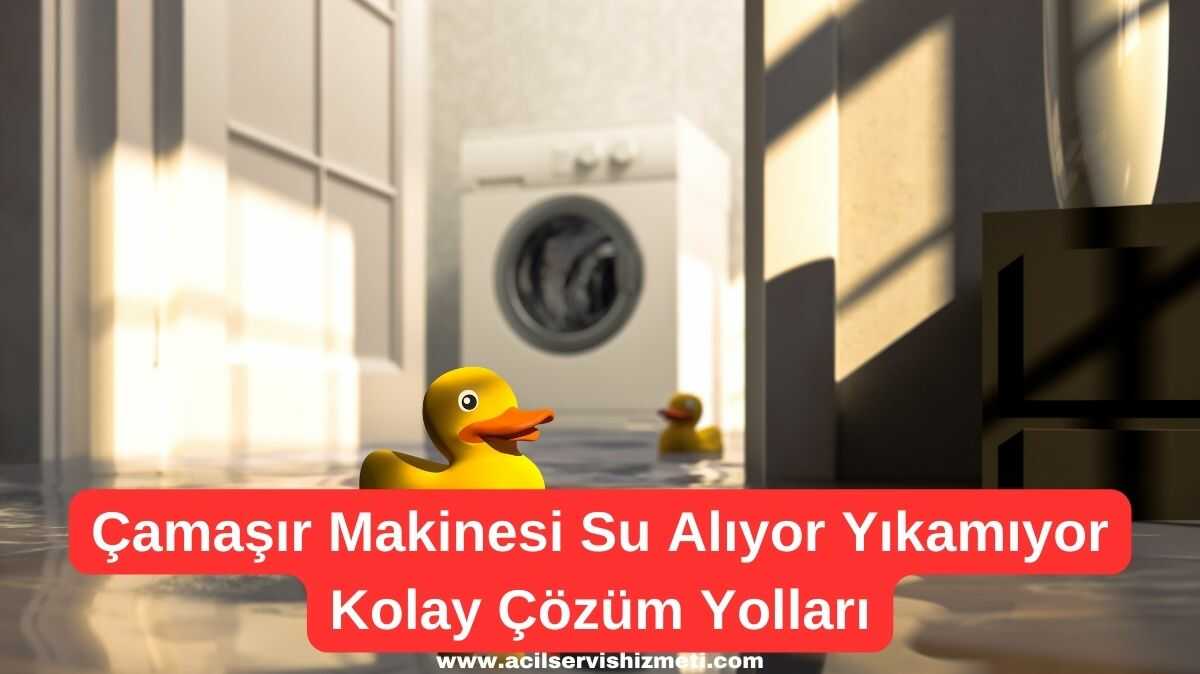 Amana Çamaşır Makinesi Su Alıyor Yıkamıyor